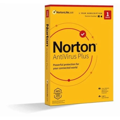 NORTON ANTIVIRUS PLUS 2GB CZ 1 uživatel pro 1 zařízení na 1 rok ESD, 21408138