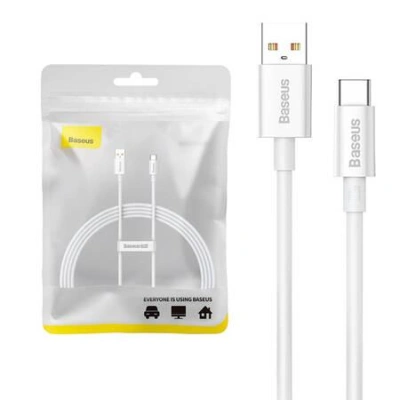 Kabel USB-C Baseus Superior 100W 1,5 m (bílý)