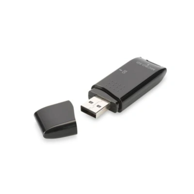 DIGITUS USB 2.0 SD / Micro SD čtečka karet pro karty SD (SDHC / SDXC) a TF (Micro-SD), DA-70310-3