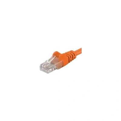PremiumCord Patch kabel Cat6 UTP, délka 0.5m, oranžová