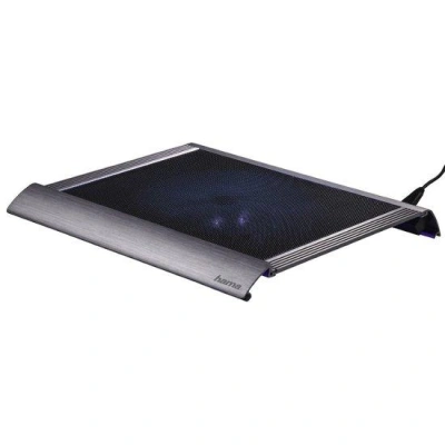 HAMA chladící stojan pro notebook Titan/ do 17,3"/ USB/ LED podsvícení/ titanově šedý, 53062