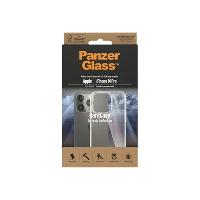 PanzerGlass HardCase - Clear Edition - zadní kryt pro mobilní telefon - recyklovaný plast - průhledná - pro Apple iPhone 14 Pro