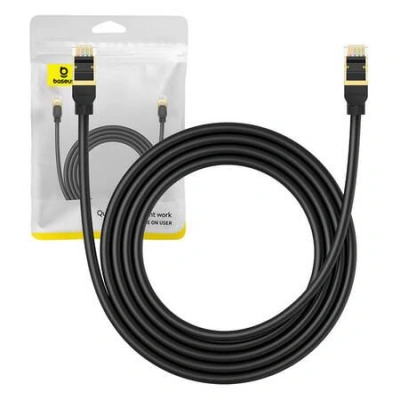 Síťový kabel cat.8 Baseus Ethernet RJ45, 40Gb/s, 2 m (černý)