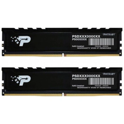 PATRIOT Signature Premium 32GB DDR5 5600MT/s / DIMM / CL46 / 1,1V / Kit 2x 16GB, PSP532G5600KH1