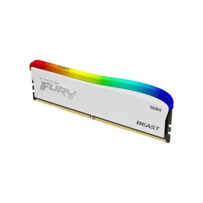 Kingston FURY Beast White DDR4 8GB 3200MT/s DIMM CL16 RGB SE, KF432C16BWA/8