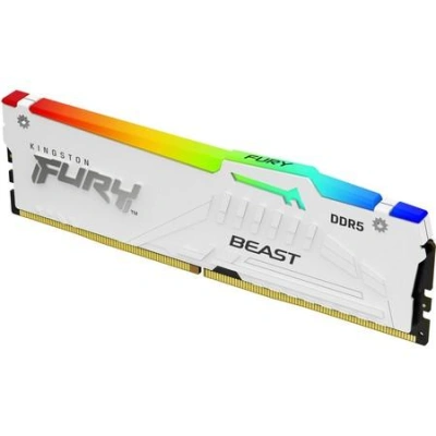 Kingston Fury Beast White RGB 32GB DDR5 6000 CL40, KF560C40BWA-32