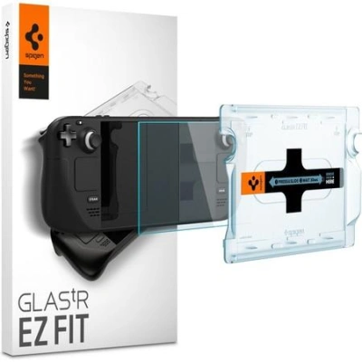 Spigen Glass tR EZ Fit tvrzené sklo pro Steam Deck, AGL05600