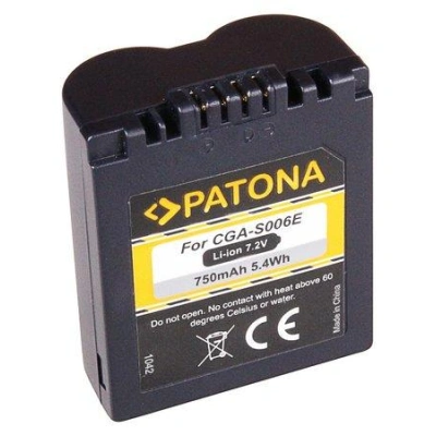 PATONA baterie pro foto Panasonic CGA-S006E 750mAh