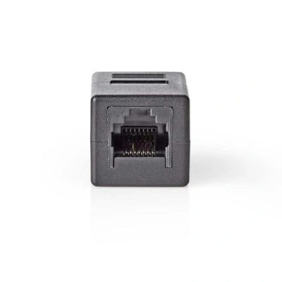 Nedis CCGB89010BK - Síťový Adaptér Cat 6 | RJ45 (8P8C) Zásuvka - RJ45 (8P8C) Zásuvka | Černá barva, CCGB89010BK