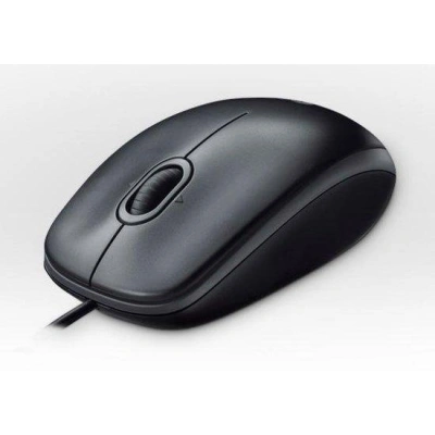LOGITECH myš B100, USB, černá, 910-003357