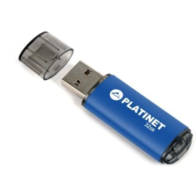 PLATINET flashdisk USB 2.0 X-Depo 32GB modrý, PMFE32BL
