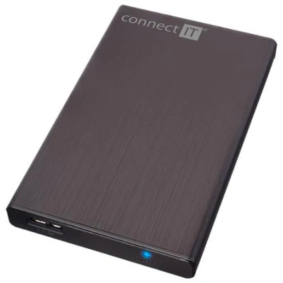CONNECT IT externí box LITE pro HDD 2,5" SATA, USB 3.0 černý, CI-1044