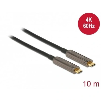 Delock Aktivní optický videokabel USB-C, 4K 60 Hz, 10 m