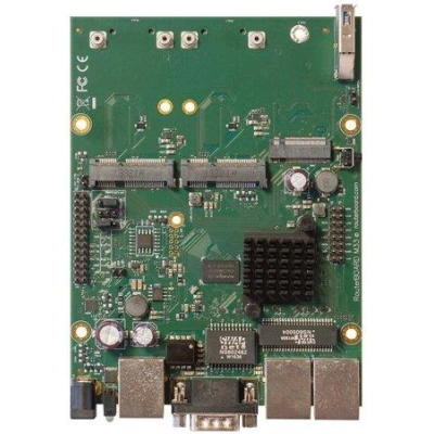 RouterBoard Mikrotik RBM33G Dual Core 880MHz CPU, 256MB RAM, 3x Gbit LAN, 2x miniPCI-e, ROS L4, RBM33G