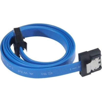 AKASA kabel 7pin SATA III na 7pin SATA III / AK-CBSA05-30BL / modrý / 30cm