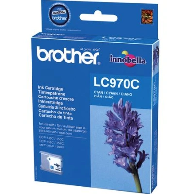 BROTHER inkoustová náplň LC-970C/ Azurová, LC970C