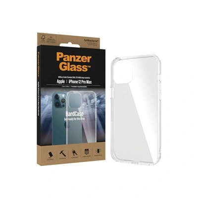 PanzerGlass HardCase - Zadní kryt pro mobilní telefon - termoplastický polyuretan (TPU) - průhledná - pro Apple iPhone 12 Pro Max