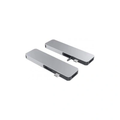 HyperDrive Solo USB-C Hub pro MacBook & ostatní USB-C zařízení stříbrný, HY-GN21D-SILVER