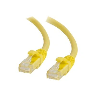 C2G Cat6 Booted Unshielded (UTP) Network Patch Cable - Patch kabel - RJ-45 (M) do RJ-45 (M) - 5 m - UTP - CAT 6 - lisovaný, provedení bez hrbolků, licna - žlutá