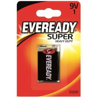 Energizer Eveready Super (blistr) - 9V baterie, EVB005