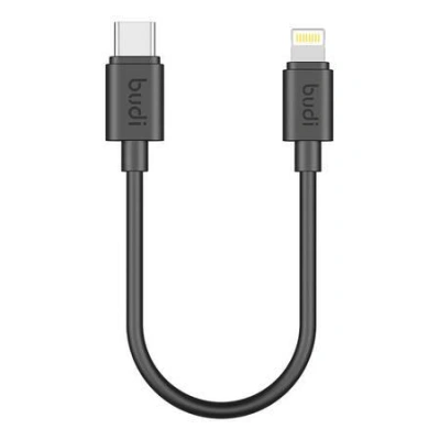 Kabel USB Budi 35W 25cm (černý)