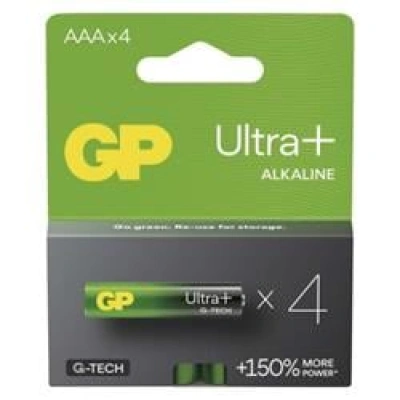 GP alkalická baterie ULTRA PLUS AAA (LR03) 4pack, 1013124000