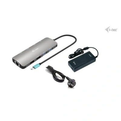 i-tec USB-C Metal Nano 2x HDMI Docking Station, PD 100W + Charger 112W, C31NANOHDM2D112W
