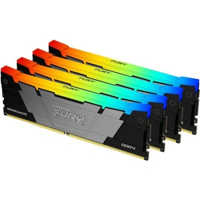 Kingston Fury Renegade DIMM DDR4 64GB 3600MHz 1Gx8 RGB (Kit 4x16GB), KF436C16RB12AK4/64