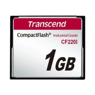 Transcend 1GB INDUSTRIAL TEMP CF220I CF CARD (SLC) Fixed disk and UDMA5