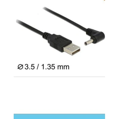 Delock Cable USB Power > DC 3.5 x 1.35 mm Male 90° 1.5 m