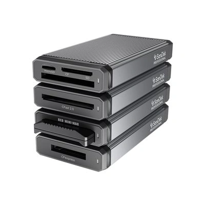 SanDisk Professional PRO-READER - Čtečka karet (SD, CF, microSD) - USB-C 3.2 Gen 2, SDPR3A8-0000-GBAND