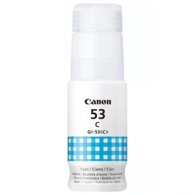 Canon inkoustová lahvička GI-53 C modrá, 4673C001