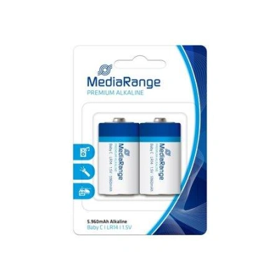 MediaRange Premium Alkalické baterie Baby C 1,5V blister 2ks/balení, MRBAT108
