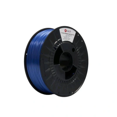 Tisková struna (filament) C-TECH PREMIUM LINE, Silk PLA, signální modrá, RAL5005, 1,75mm, 1kg, 3DF-P-SPLA1.75-5005