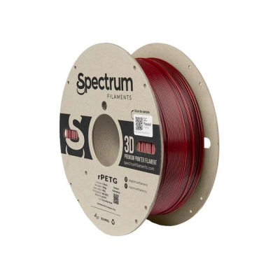 Tisková struna (filament) Spectrum rPETG 1.75mm CARMINE RED 1kg, 80593