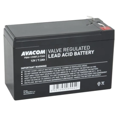 Avacom baterie 12V 7,2Ah F2 DeepCycle (PBAV-12V007,2-F2AD), PBAV-12V007,2-F2AD
