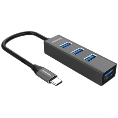 PremiumCord 5G SuperSpeed USB Hub Type C na 4x USB 3.2 Gen 1, ku31hub09