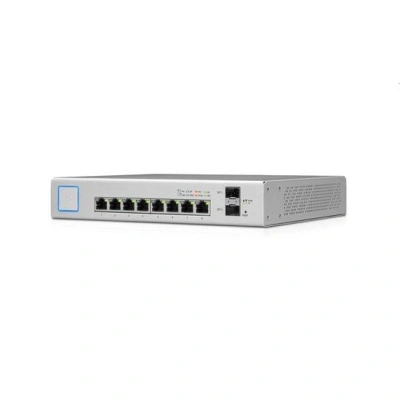 Ubiquiti UniFi Switch 8-port Gigabit Ethernet, 2x SFP, PoE 24V, PoE 802.3af/at (PoE budget 130W), US-8-150W