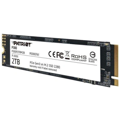 PATRIOT P300 2TB SSD / Interní / M.2 PCIe Gen3 x4 NVMe 1.3 / 2280, P300P2TBM28
