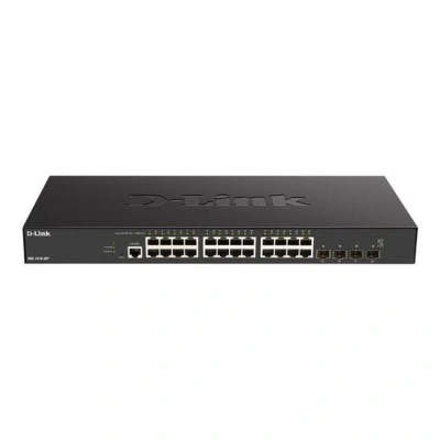 D-Link DXS-1210-28T 24 x 10G Base-T ports + 4 x 10G/25G SFP28 ports Smart Managed Switch, DXS-1210-28T