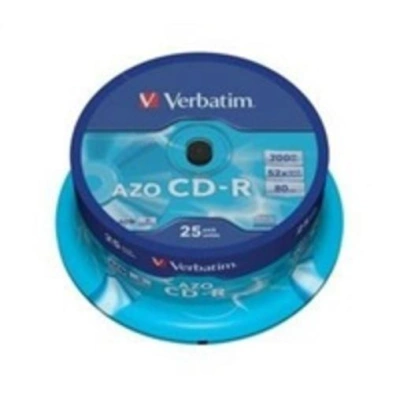 VERBATIM CD-R80 700MB/ 52x/ AZO/ 25pack/ spindle, 43352