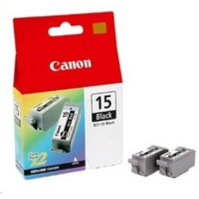 Canon inkoustová náplň BCI-15B/ 2ks v balení/ Černá, 8190A002