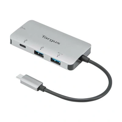 Targus - Rozbočovač - 2 x USB 3.2 Gen 1 + 1 x USB-C 3.2 Gen 1 + 1 x USB-C 3.2 Gen 1 (napájení) - desktop