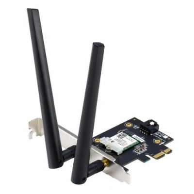 ASUS PCE-AXE5400 Wireless AXE5400 PCIe Wi-Fi 6E Adapter Card, Bluetooth 5.2, 90IG07I0-ME0B10