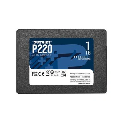 PATRIOT P220 1TB SSD / Interní / 2,5" / SATA 6Gb/s /, P220S1TB25