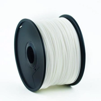 GEMBIRD 3D PLA plastové vlákno pro tiskárny, průměr 1,75 mm, 1kg, bílé, TIF0521F0
