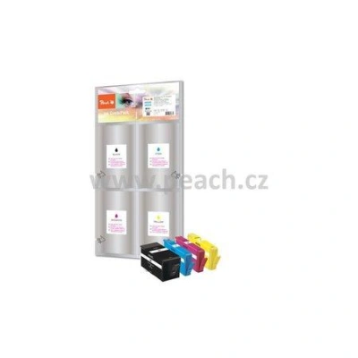 PEACH kompatibilní cartridge HP No 934XL/935XL MultiPack, Black, Cyan, Magenta, Yellow, 49 ml, 3x 12 ml, 319370
