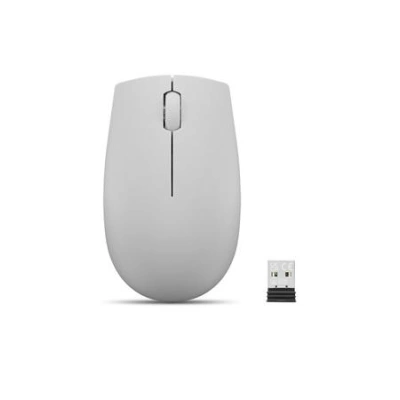 Lenovo myš 300 Wireless Compact (Cloud Grey = šedá) s baterií, GY51L15677