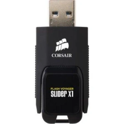 Corsair flash disk 256GB Voyager Slider X1 USB 3.0 (čtení: 130MB/s) černý, CMFSL3X1-256GB