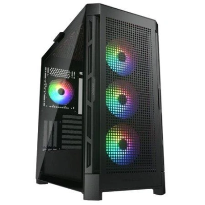COUGAR Duoface Pro RGB | PC Case | Mid Tower / TG & Airflow Front Panel / 4 x ARGB Fans / TG Left Panel, CGR-DUOFACE PRO RGB